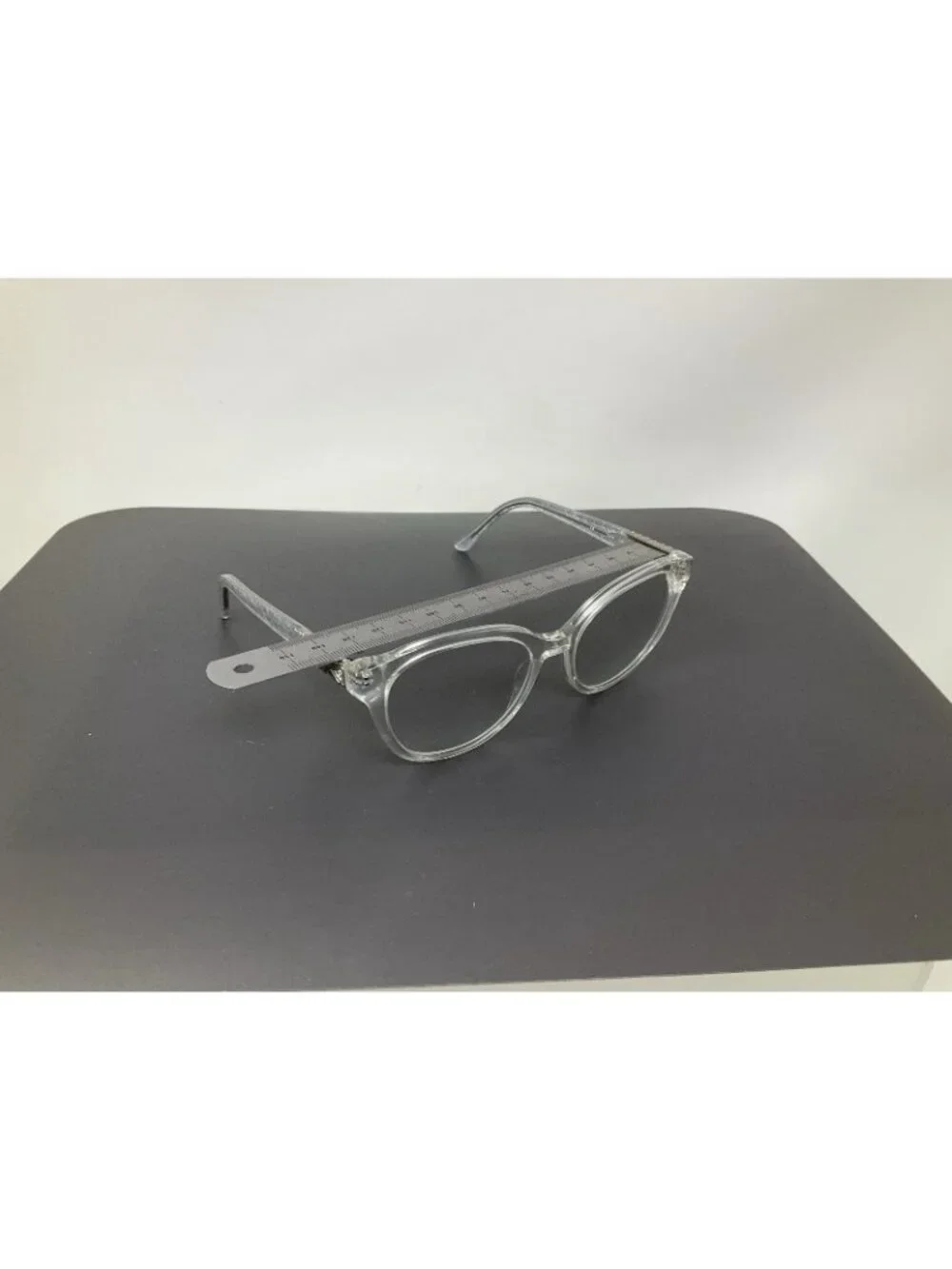 Oleg Cassini Eyeglasses Frame Clear Silver OCO 569 971 Full Rim 53-18-140